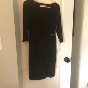 Evan-Picone black dress.
